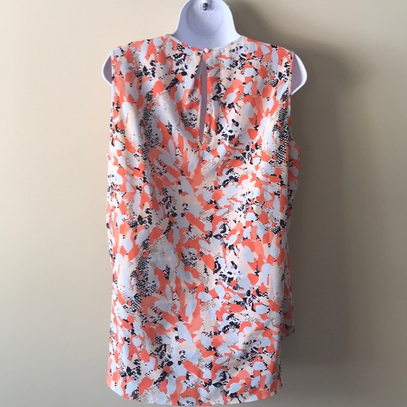 DKNYC sleeveless orange tank top shirt large - Picture 3 of 3